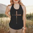 Cross Baseball Bats Christian Faith Sports Coach Pitcher Flowy Tank Cross Baseball Bats Christian Faith Sports Coach Pitcher Flowy Tank
