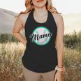 Cute Mama Script Font On Baseball Mom Flowy Tank Cute Mama Script Font On Baseball Mom Flowy Tank