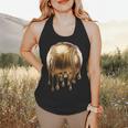 Dripping Gold Drip Baseball Game Day Player Coach Baller Flowy Tank