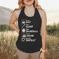 Eat Sleep Baseball Anime Repeat Japanese Otaku Flowy Tank Eat Sleep Baseball Anime Repeat Japanese Otaku Flowy Tank