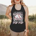 My Favorite Baseball Player Calls Me Pop Pop Flowy Tank My Favorite Baseball Player Calls Me Pop Pop Flowy Tank