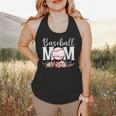 Floral Baseball Mom Mother's Day Cute Baseball Mama Mommy Flowy Tank Floral Baseball Mom Mother's Day Cute Baseball Mama Mommy Flowy Tank