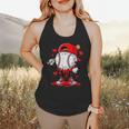 Game Day Baseball Drip Valentine Hearts Sport Lover Flowy Tank Game Day Baseball Drip Valentine Hearts Sport Lover Flowy Tank