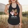 Game Day Vibes Football Baseball Mom Heart Flowy Tank