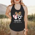 Game Day Vibes Soccer Baseball Mom Heart Flowy Tank
