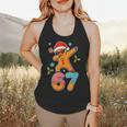 Gingerbread Six Seven 67 Ice Cream Drip Baseball Flowy Tank Gingerbread Six Seven 67 Ice Cream Drip Baseball Flowy Tank