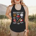God Says I Am Baseball Player Catcher Pitcher Boys Men Flowy Tank God Says I Am Baseball Player Catcher Pitcher Boys Men Flowy Tank