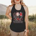 Happy 100 Days Of School Baseball Girls Coquette Bow Teacher Flowy Tank Happy 100 Days Of School Baseball Girls Coquette Bow Teacher Flowy Tank