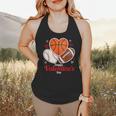 Happy Valentine’s Basketball Football Valentine Baseball Flowy Tank Happy Valentine’s Basketball Football Valentine Baseball Flowy Tank