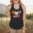 Happy Valentine’s Day Basketball Football Baseball Hearts Flowy Tank