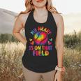 My Heart Is On That Field Cute Baseball Mom Women Flowy Tank My Heart Is On That Field Cute Baseball Mom Women Flowy Tank