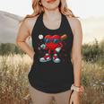 Heart Love Baseball Valentine Outfit Men Boy Flowy Tank Heart Love Baseball Valentine Outfit Men Boy Flowy Tank
