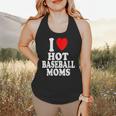 I Heart Love Hot Baseball Moms MILF Cougar Older Woman Flowy Tank
