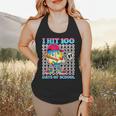 I Hit 100 Days Of School 67 Drip Baseball Boys Kids Flowy Tank