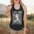 I Hit 100 Days Of School Baseball Player 100th Day Boys Kids Flowy Tank