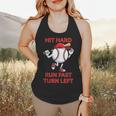 Hit Hard Run Fast Turn Left Baseball Player Flowy Tank Hit Hard Run Fast Turn Left Baseball Player Flowy Tank