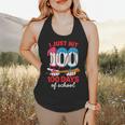 HUGvyn I Just Hit 100 Days Of School Baseball Ice Cream Boys Flowy Tank