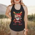 HUGvyn Santa Playing Baseball Ice Cream Drip Christmas Boys Flowy Tank