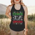I'Ll Be Home For Christmas Baseball Xmas Flowy Tank I'Ll Be Home For Christmas Baseball Xmas Flowy Tank