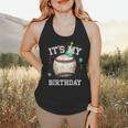 Its My Birthday Vintage Baseball Celebration For Men Kids Flowy Tank