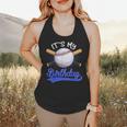 Kids 8th Baseball Birthday Party Boys Sport Fan 8 Years Old Flowy Tank