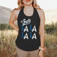 LA Baseball Fan Christmas FA La La Holiday Blue Theme Flowy Tank