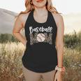Leopard Baseball Mom Baseball Mama Retro Cute Mother's Day Flowy Tank