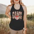 Leopard Checkered Game Day Baseball Coquette Bow Women Girls Flowy Tank Leopard Checkered Game Day Baseball Coquette Bow Women Girls Flowy Tank