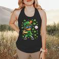 Leprechaun Playing Baseball Happy St Patricks Day Men Boys Flowy Tank