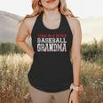 Loud And Proud Baseball Grandma Baseball Mom Heart Flowy Tank