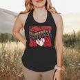 Loud Proud Baseball Mom Red Team Leopard Baseball Mom Squad Flowy Tank