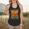 Loud And Proud Baseball Mom Vibrant Colorful Stripe Flowy Tank Loud And Proud Baseball Mom Vibrant Colorful Stripe Flowy Tank