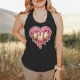 Melting Baseball Drip Heart Softball Player Lover Ice Cream Flowy Tank Melting Baseball Drip Heart Softball Player Lover Ice Cream Flowy Tank
