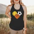 Mom Sports Heart Soccer Basketball Baseball Softball Flowy Tank Mom Sports Heart Soccer Basketball Baseball Softball Flowy Tank