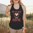 No Place Like Home Baseball Mom Kids Family Fun Flowy Tank