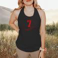 Number 7 Years Baseball 7TH Birthday Flowy Tank