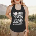 He Plays She Dances Mom Of Both Dancing And Baseball Mom Flowy Tank He Plays She Dances Mom Of Both Dancing And Baseball Mom Flowy Tank