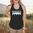 Proud Baseball Mom With Heart Game Day Flowy Tank