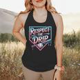 Respect The Drip Baseball Player Flowy Tank Respect The Drip Baseball Player Flowy Tank