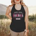 Retro Groovy Baseball Mom Proud Baseball Mom Flowy Tank