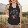 Run I Dare You Baseball Catcher Graphic Players Fans Flowy Tank