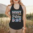 Sissy Of The Birthday Boy Baseball Ice Cream Drip Matching Flowy Tank