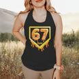 Six Seven 67 Meme Gen Alpha Slang Baseball 101 Flowy Tank