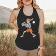 Skeleton Batting Baseball Halloween Flowy Tank