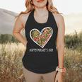 Softball Baseball Mom Valentine Leopard Heart Mother's Day Flowy Tank Softball Baseball Mom Valentine Leopard Heart Mother's Day Flowy Tank