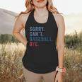Sorry Can't Baseball Bye Baseball Mom Men Women Kids Flowy Tank