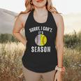 Sorry I Cant It's Season Vintage Softball Baseball Mom Flowy Tank