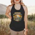 Spring Training 2026 Retro Baseball Palm Cactus Flowy Tank