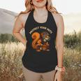 Squirell Baseball Catcher Player Joke Tee Protect Your Nuts Flowy Tank