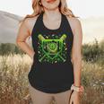St Patricks Day Baseball Ice Cream Shamrock Baseball Player Flowy Tank